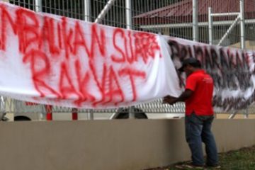 Demo Pleno KPU/Joko Sulistyo