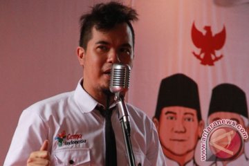 Ahmad Dhani berkampanye untuk Prabowo-Hatta di Madiun