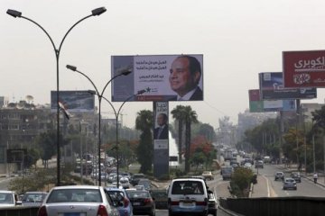 Kairo lengang saat pelantikan Presiden Sisi