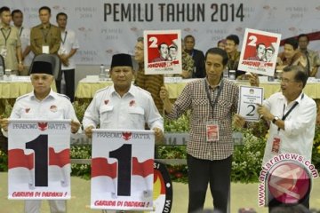 Prabowo anggap nomor 1 lambang yang baik