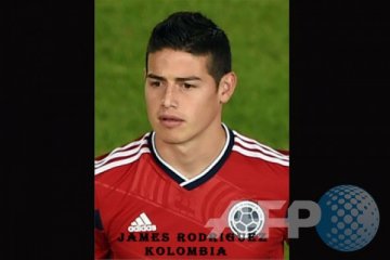 James Rodriguez absen hadapi Paraguay karena cedera bahu
