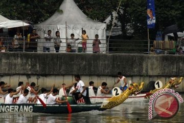 100 perahu nusantara meriahkan Festival Cisadane Tangerang