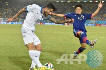 Babak pertama Jepang vs Yunani 0-0