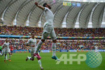 Aljazair ungguli Korsel 3-0 di babak pertama