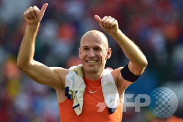 Robben perpanjang "nafas" Belanda merebut play-off Piala Dunia