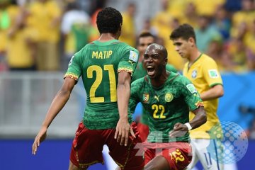 Matip samakan kedudukan Kamerun-Brasil 1-1