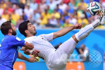 Italia vs Uruguay masih 0-0 di babak pertama