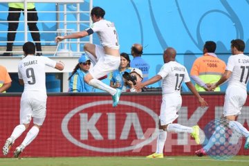 Uruguay vs Italia sementara 1-0