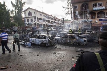 Dua ledakan di pasar telepon genggam di Nigeria