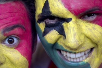 Hampir 200 pendukung Ghana di piala dunia minta suaka di Brasil