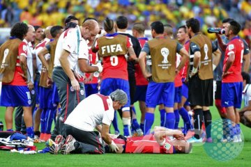 Brasil vs Chile dilanjutkan ke perpanjangan waktu