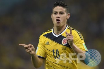 James Rodriguez pemain terbaik laga Kolombia vs Paraguay