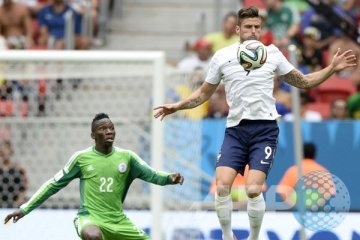 Prancis vs Nigeria 0-0 di babak pertama