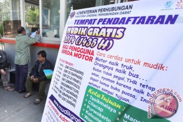 Kemenhub diserbu pendaftar mudik gratis