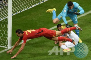 Belgia vs AS tetap 0-0 babak pertama