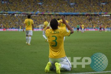 Silva antar Brasil unggul 1-0 babak pertama