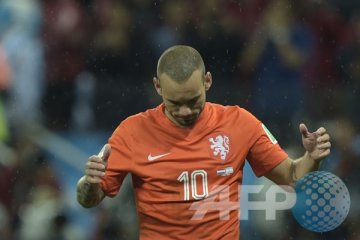 Gol "injury time" Sneijder selamatkan Belanda dari kekalahan