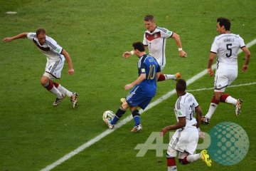 Jerman vs Argentina lanjut ke babak waktu tambahan