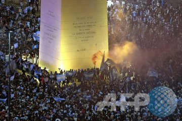 Tangisan, sorakan dan kekerasan iringi Argentina