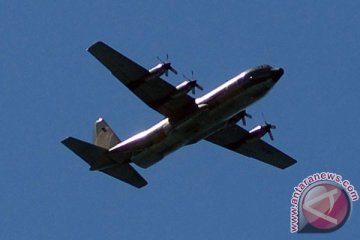 Delapan pesawat Hercules Lanud Abd Saleh siaga AirAsia
