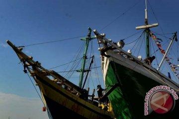 Perahu Pinisi asal Sulsel ditampilkan di Festival Belgia