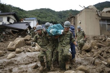 Longsor di Hiroshima, delapan meninggal dan 13 hilang