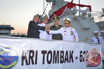 Menhan resmikan KRI Tombak-629 sebagai kapal Indonesia