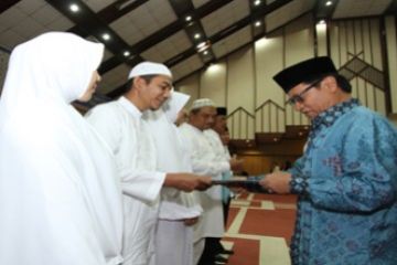 Pelepasan Jamaah Haji BP Batam/Joko Sulistyo