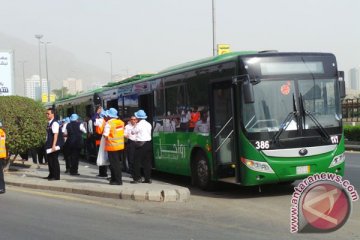 Bus Sholawat jamaah haji di Makkah berhenti operasi hari ini