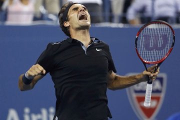 Federer ditantang Gasquet pada 8 Besar AS Terbuka