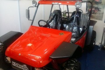 Tampang mobil pemadam medan off road "made in" Indonesia