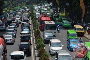 Ruas jalan protokol kota Bogor macet
