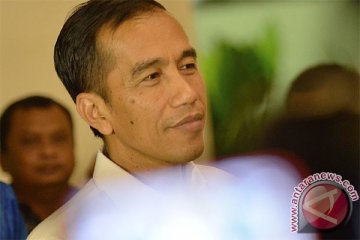 Jokowi tiba 30 menit sebelum shalat Idul Adha