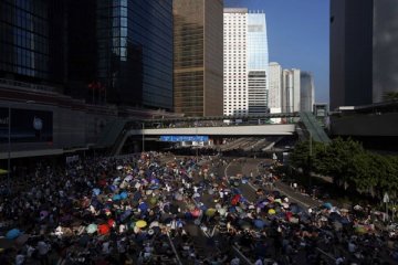 Hongkong bersiap dilanda unjuk rasa lebih lama