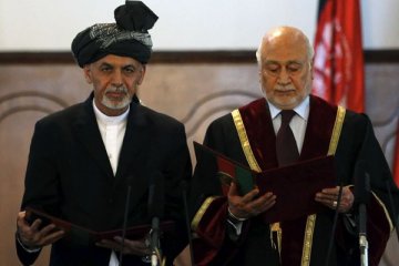 Ashraf Ghani diambil sumpah sebagai presiden baru Afghanistan