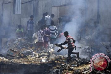 KEBAKARAN PASAR HARTACO MAKASSAR