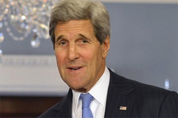 John Kerry tiba di acara pelantikan Jokowi