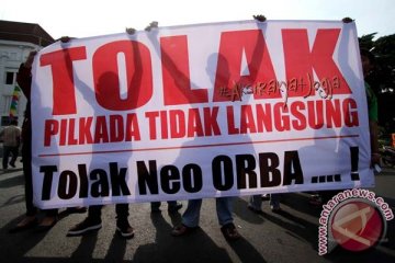 Aliansi Mahasiswa Indonesia aksi damai tolak UU Pilkada