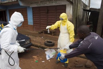 Ebola terus menyebar di Sierra Leone dan hutan Guinea