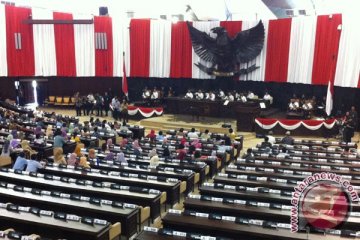 Gedung MPR bersolek demi pelantikan Jokowi-JK
