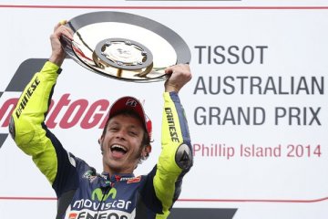 Valentino Rossi jawara MotoGP Australia