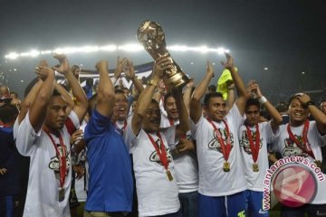 Tim Persib konvoi kemenangan di Bandung