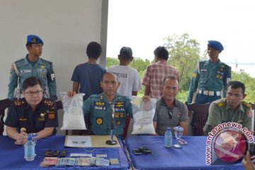 TNI AL gagalkan penyelundupan shabu dari Malaysia