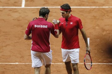 Federer dan Wawrinka perkuat tim Swiss untuk Piala Davis