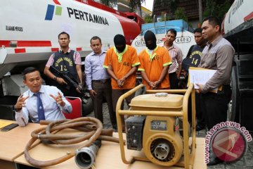Polisi ungkap penyelewengan 1.100 liter BBM bersubsidi
