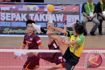 Tim Takraw ukur kemampuan di Malaka