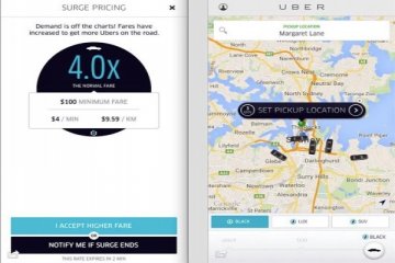 Tarif Uber Sydney naik 400%