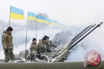 12 tentara Ukraina tewas akibat tabrakan kendaraan militer