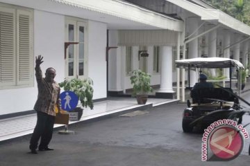 Presiden dan Aburizal bertemu di Istana Presiden