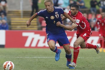 Jepang hajar Palestina 4-0 dalam laga pembuka